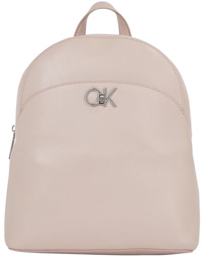 Calvin Klein Sac à Dos Re-Lock Backpack Petit - Neutre