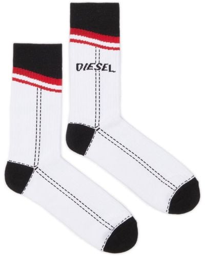 DIESEL Skm-ray Socks - White