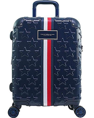 Tommy Hilfiger Luggage Starlight 21" Expandable Hardside Spinner Carry-on Luggage - Blue