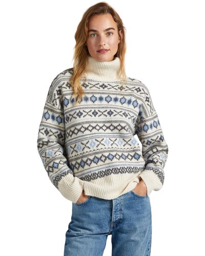 Pepe Jeans Elsa Turtleneck Pullover Sweater - Multicolor