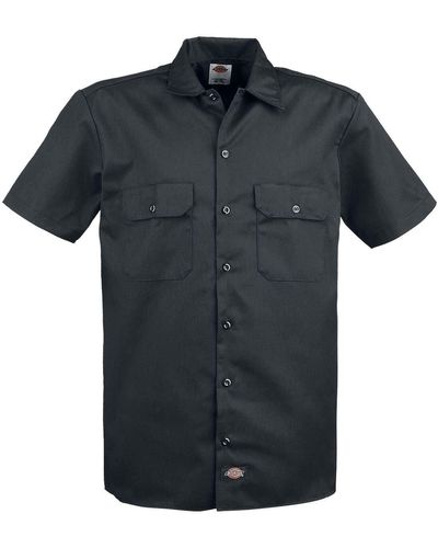 Dickies Freizeithemd Work Shirt Short Sleeved - Schwarz