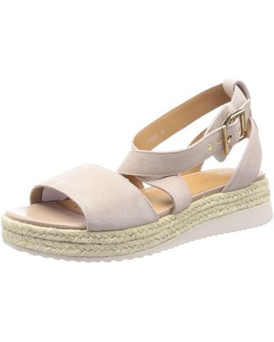 Geox D Eolie Espadrille Sleehaksandaal - Zwart