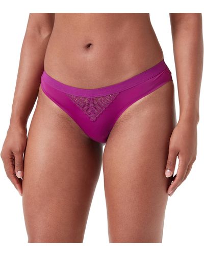 Triumph Aura Spotlight Conscious Brazilian Briefs - Purple