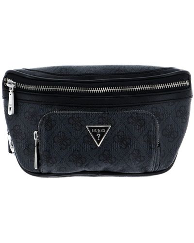 Guess Vezzola Smart Compact Bum Bag Black - Zwart