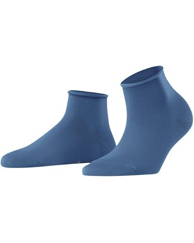 FALKE Cotton Touch W Sso Fines Unies 1 Paire Short Socks - Blue