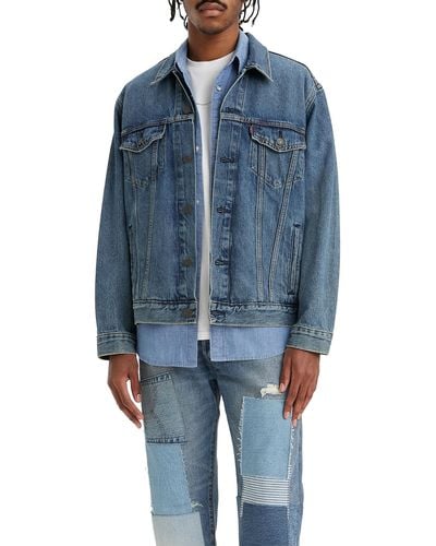 Levi's New Relaxed Fit Trucker Jacket - Blue