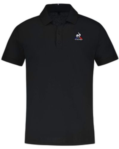 Le Coq Sportif ESS Poloshirt Ss Nr. 2 M schwarz T-Shirt