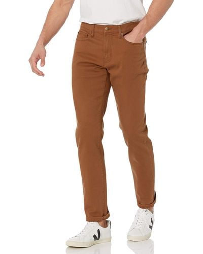 Amazon Essentials Jeans Slim Fit Uomo - Marrone