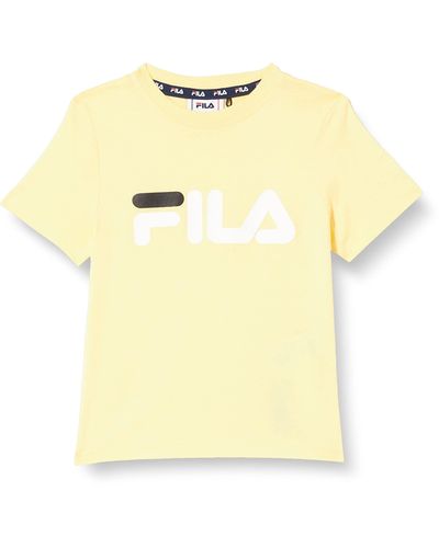 Fila Logo Baia Mare Classic T-Shirt - Jaune