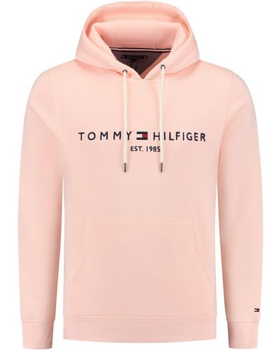 Tommy Hilfiger Logo Hoodie - L - Pink