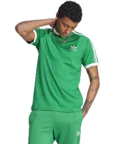 adidas Adicolor Classics 3-Stripes T-Shirts - Vert