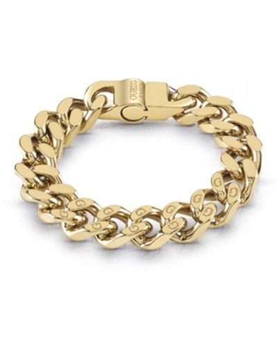 Guess Bracelet jewelly / 14 mm Curb 4DC G Engr. / UMB70028-S - Métallisé