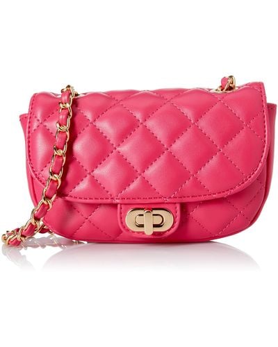 The Drop Willow Quilted Belt Bag - Pink