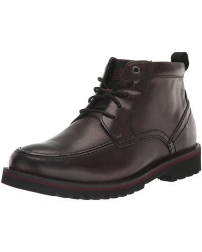Rockport Mitchell Moc Boot Ankle - Black