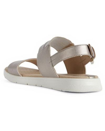 Geox D Dandra B Sandalen,Champagne,35 EU - Mehrfarbig