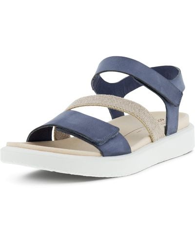 Ecco FLOWT W FLAT SANDAL - Blau