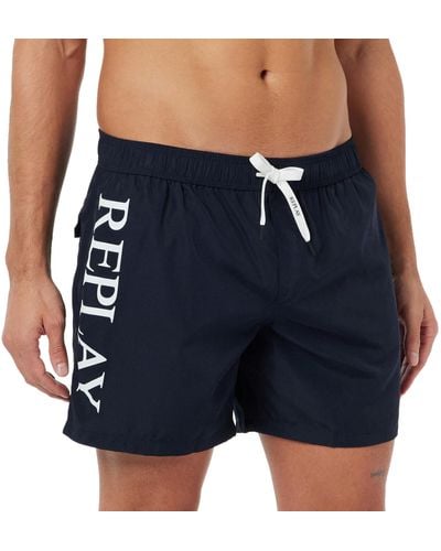 Replay Men's Swimming Shorts - Blue