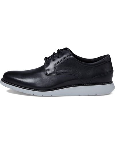 Rockport Total Motion Craft Plain Toe Oxford Shoes - Men's, Black, 8 Uk Wide