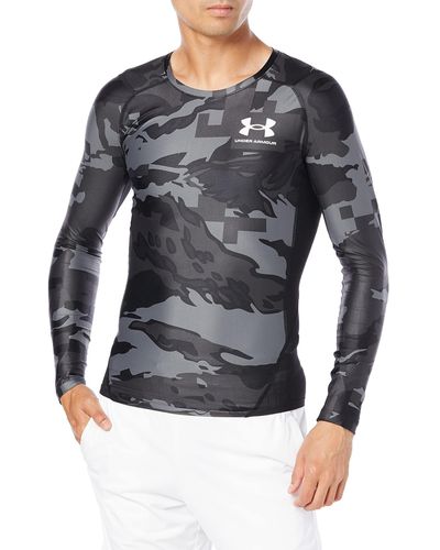Under Armour Ua Iso-chill Compression Printed Long Sleeve - Multicolour