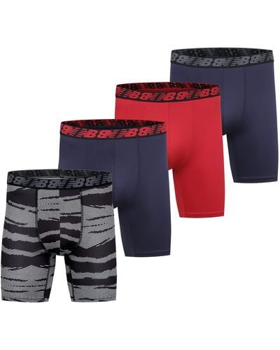 New Balance Standard 5" Performance No Fly Boxer Brief - Red