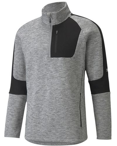 PUMA Evostripe Half-Zip Sweatshirt - Grau