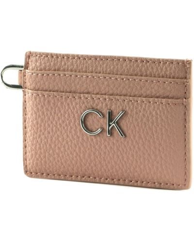 Calvin Klein Mujer Tarjetero Re-Lock Cardholder Piel Sintética - Multicolor