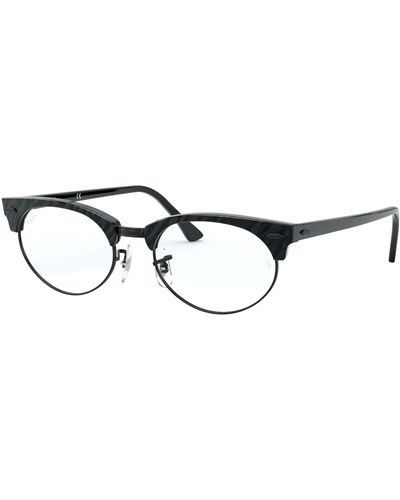 Ray-Ban Rx3946v Oval Prescription Eyeglass Frames - Black