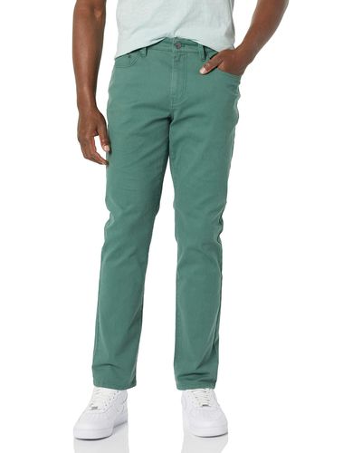 Amazon Essentials Athletic-fit 5-pocket Stretch Twill Trouser - Green
