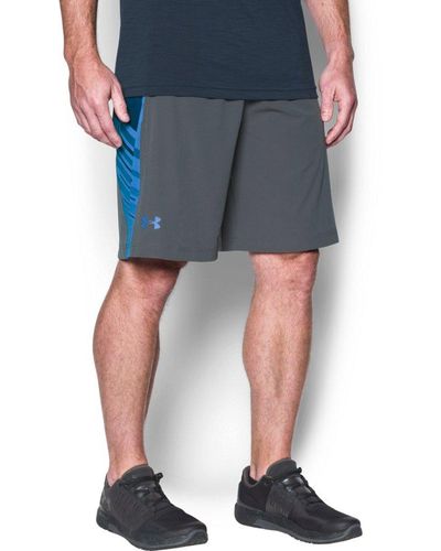 Under Armour 2017 S Supervent Woven Sports Runnings Shorts Graphite/mako Blue Large