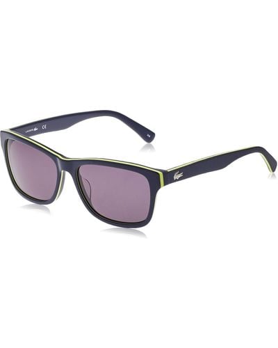 Lacoste L683s Square Sunglasses - Blue