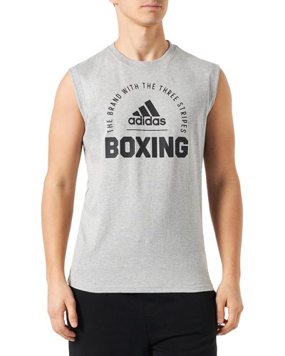 adidas Community 21 Sleeveless T-Shirt Boxing - Gris