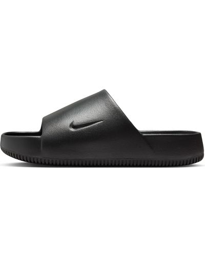 Nike Calm Slide Sandalen Farbe: Schwarz/Schwarz