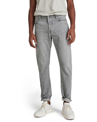 G-Star RAW A-staq Tapered Jeans Hombre - Gris