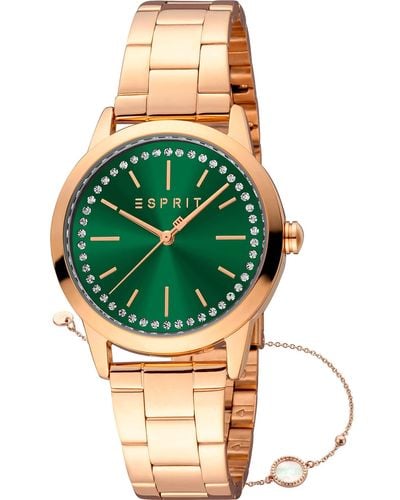 Esprit Casual Watch Es1l362m0095 - Green