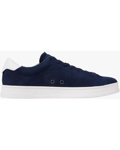 Tommy Hilfiger Tjm Leather Low Cups S Trainers Dark Night Navy - Blue