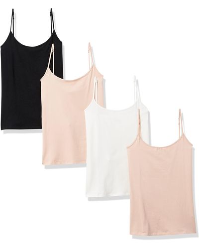 Amazon Essentials Camisola de Ajuste Entallado Mujer - Blanco