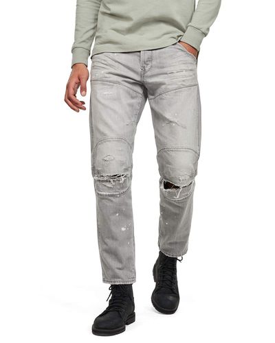 G-Star RAW 5620 3D Original Relaxed Tapered Jeans - Grau