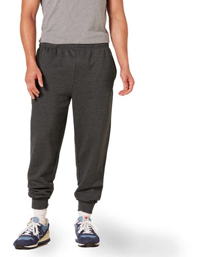 Amazon Essentials Pantalon de Jogging en Molleton - Gris