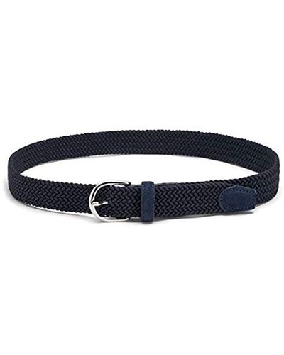 GANT O1. Elastic Braid Belt Cintura - Blu