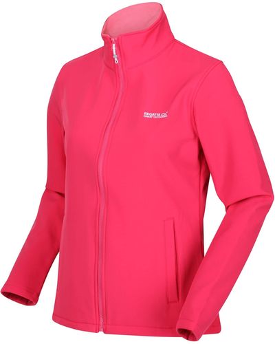 Regatta Connie V Waterafstotende Windbestendige Stretch Softshelljas Met Zakken - Roze