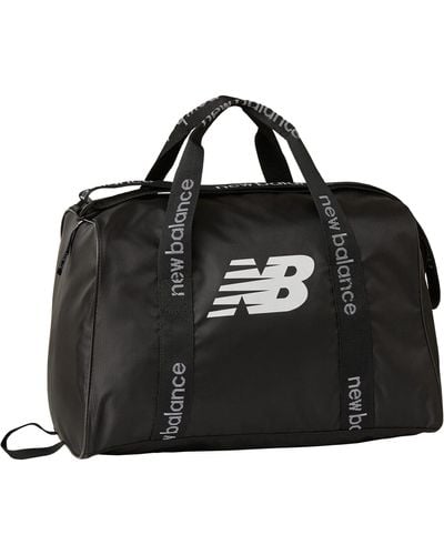New Balance Performance Duffel Bag mit Schultergurt - Schwarz