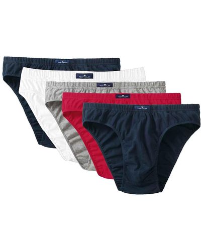Tom Tailor Underwear Mini 5er Pack Slip - Blau