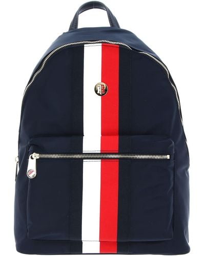 Tommy Hilfiger Rucksack Cityrucksack Poppy Backpack 20L Blau AW0AW10026DW5 - Rot
