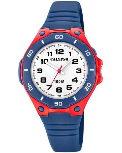 Calypso St. Barth Adult Analogue Classic Quartz Watch With Plastic Strap K5758/1 - Multicolour