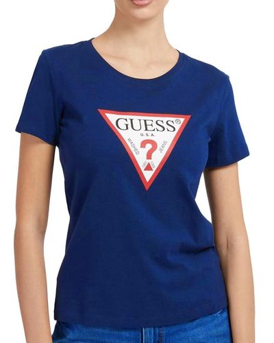 Guess T-Shirt Marine Donna Original - Blu