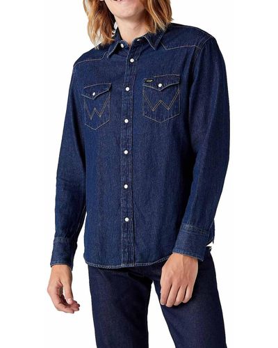 Wrangler Indigood Icons 27mw Western Shirt Jeans - Blue