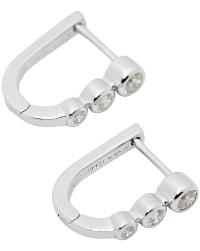 Esprit Mini-Ohrringe aus Sterlingsilber mit Zirkonia - Weiß