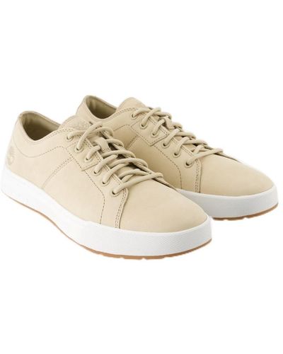 Timberland Low Lace Up Sneakers - Naturel
