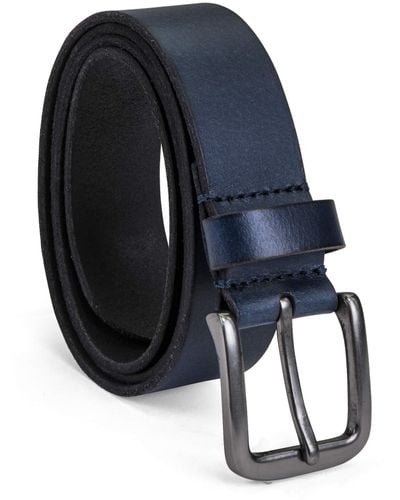Timberland 35mm Classic Jean Leather Belt - Blue