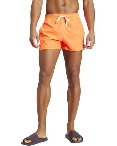 adidas Solid CLX Swimshorts Badeshorts Badehosen - Orange